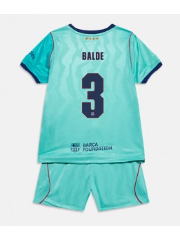Otroški Nogometna dresi replika Barcelona Alejandro Balde #3 Tretji 2026-27 Kratek rokav (+ hlače)